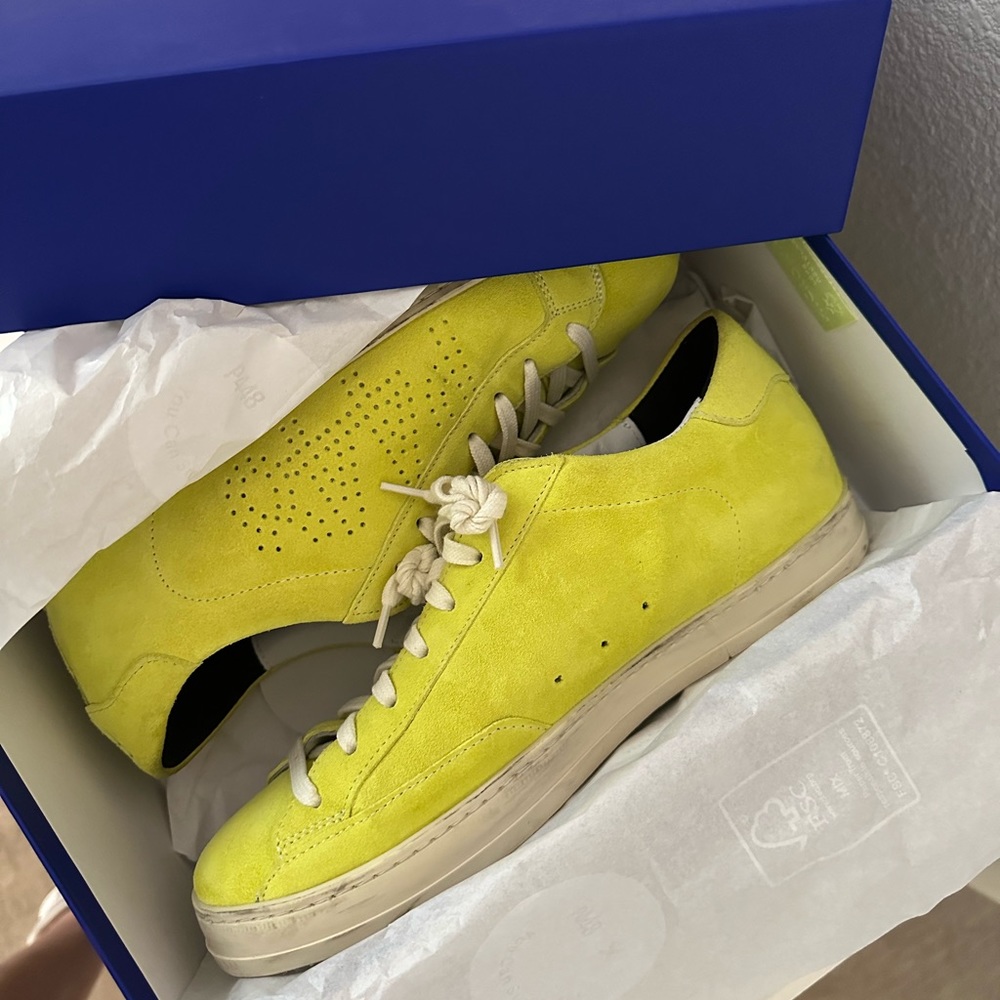 P448 John Platform Sneaker in Sunshine - Picture 3 of 13